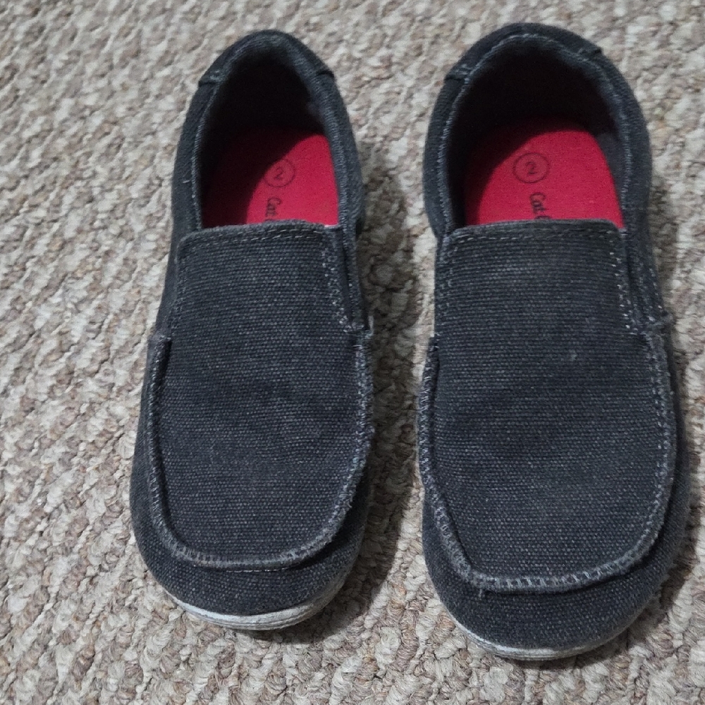 Cat & Jack Black Moccasin Slip-Ons